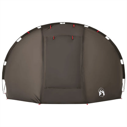 Fishing Tent 5-Person Brown Waterproof