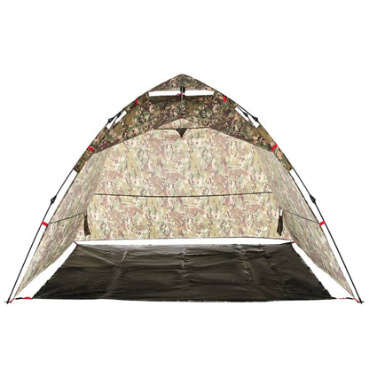 Fishing Tent 4-Person Camouflage Quick Release