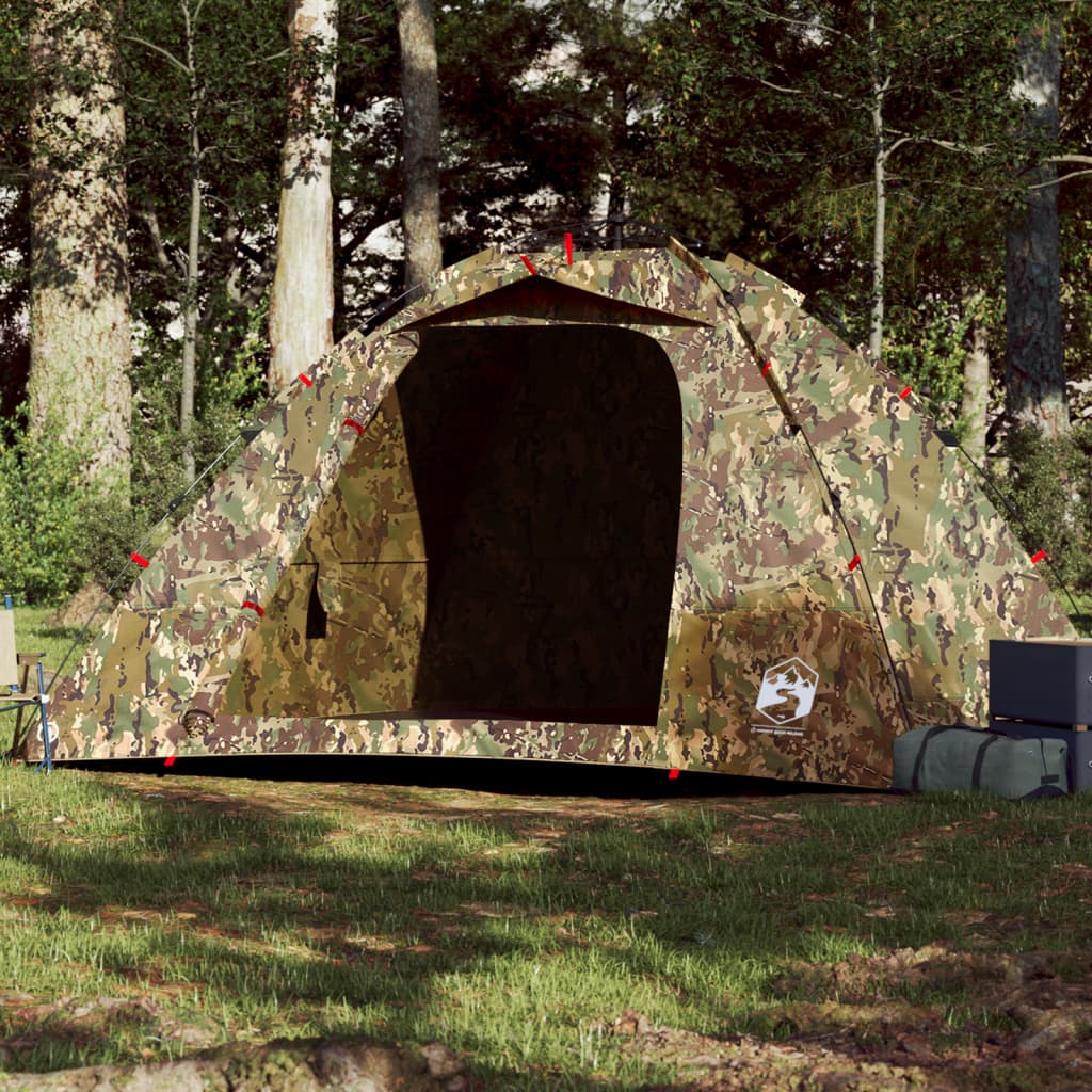 Fishing Tent 4-Person Camouflage Quick Release