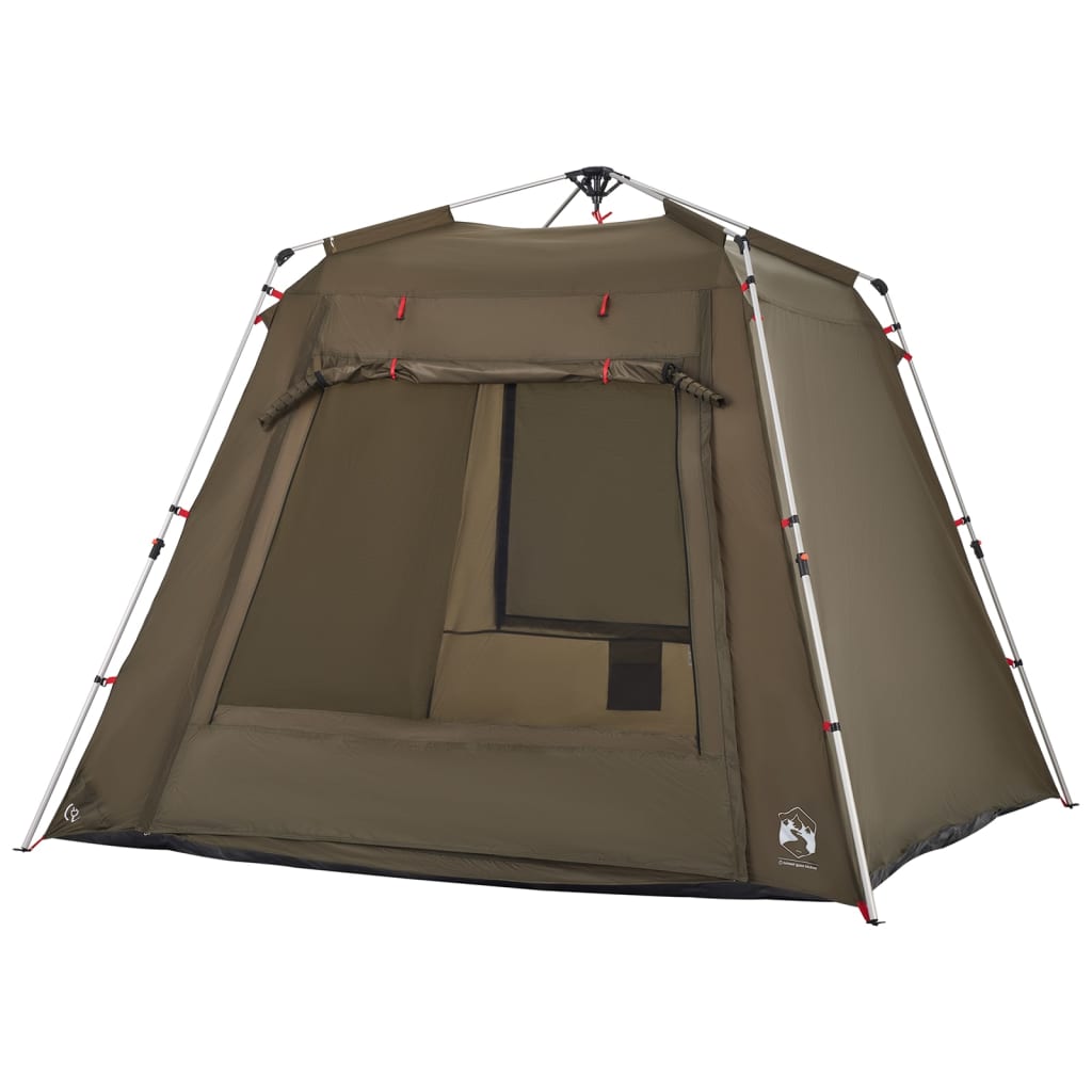 Fishing Tent 4-Person Olive Green Quick Release