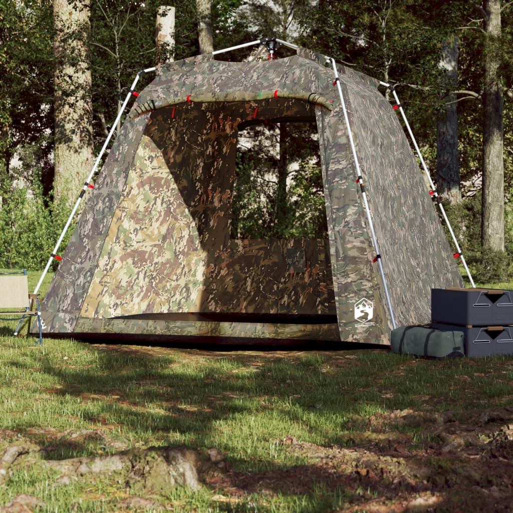 Fishing Tent 4-Person Camouflage Quick Release