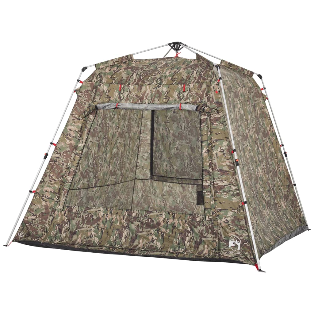 Fishing Tent 4-Person Camouflage Quick Release