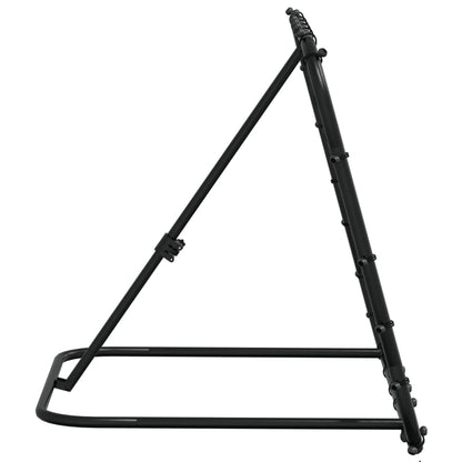 Football Rebounder Adjustable Black 84x73x60-80 cm Steel