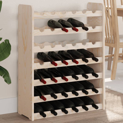 Wine Rack 67.5x25x87 cm Solid Wood Pine