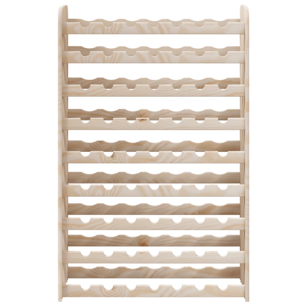 Wine Rack 72.5x25x111.5 cm Solid Wood Pine