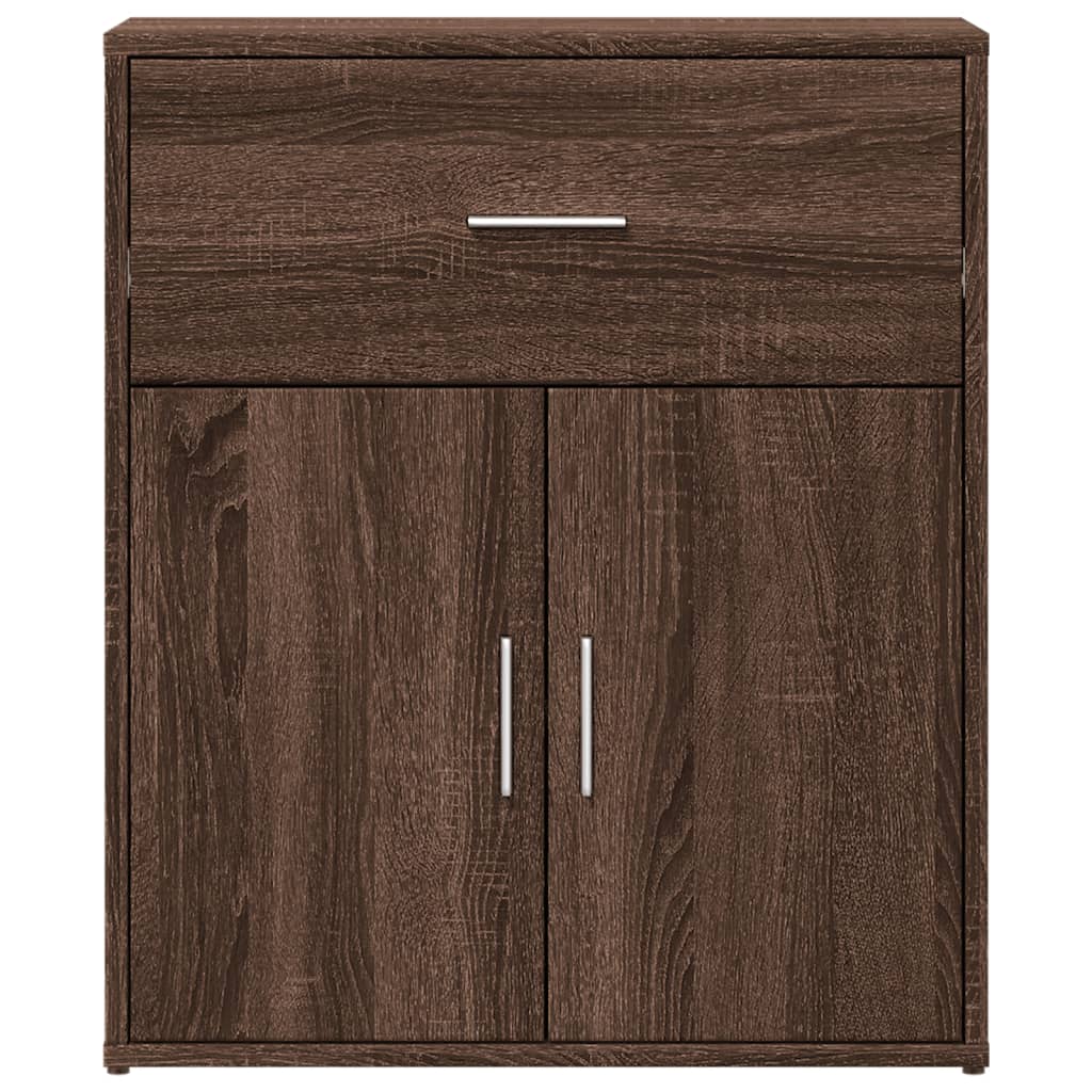 Sideboards 2 pcs Brown Oak 60x31x70 cm Engineered Wood