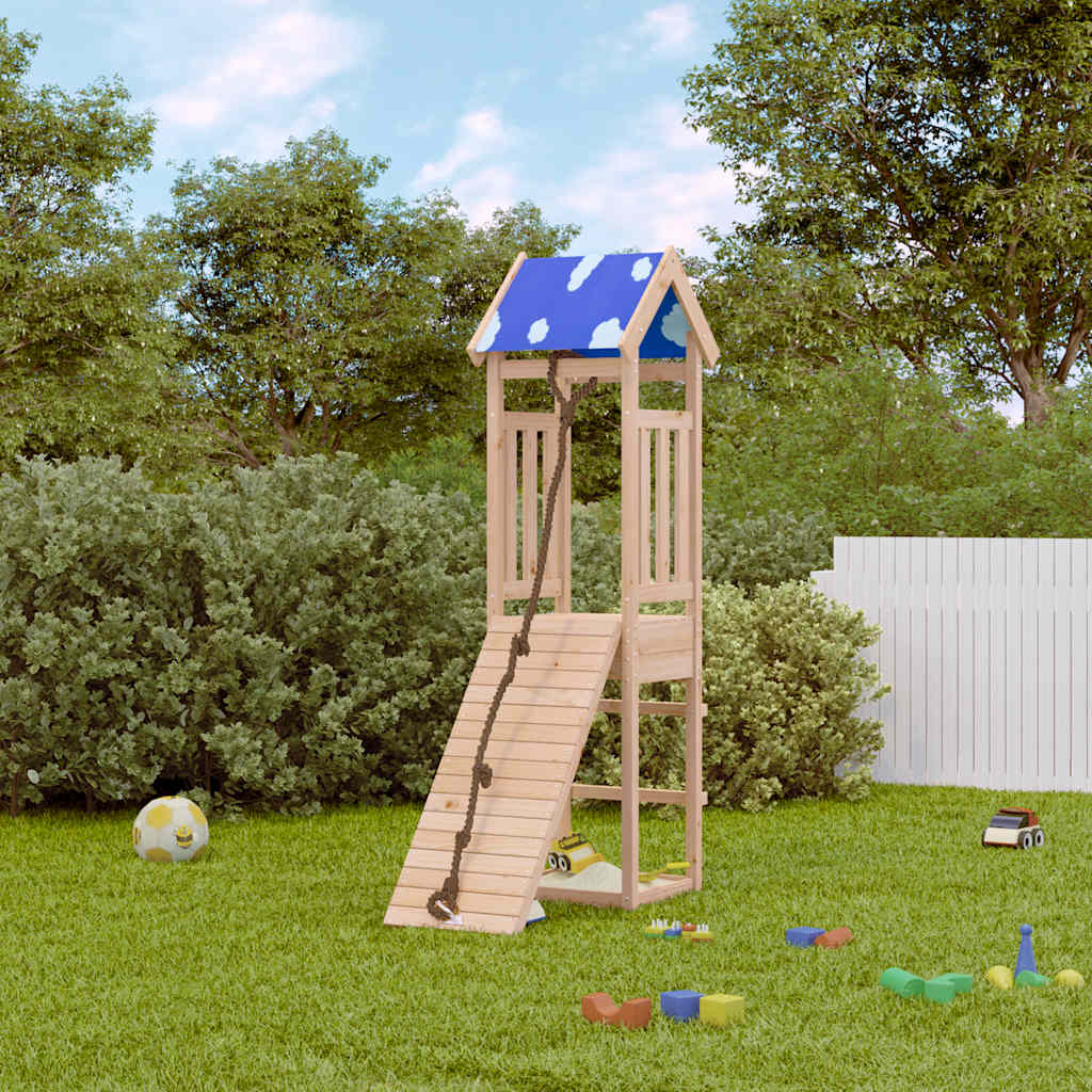 Outdoor Playset Solid Wood Pine