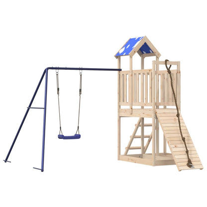 Outdoor Playset Solid Wood Pine