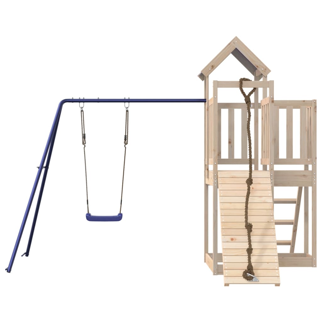 Outdoor Playset Solid Wood Pine