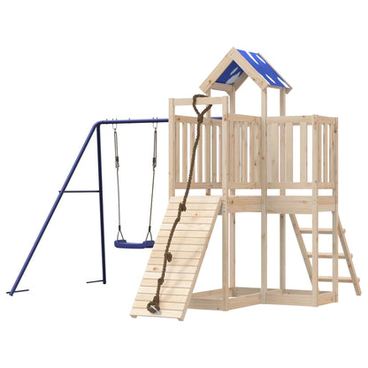 Outdoor Playset Solid Wood Pine