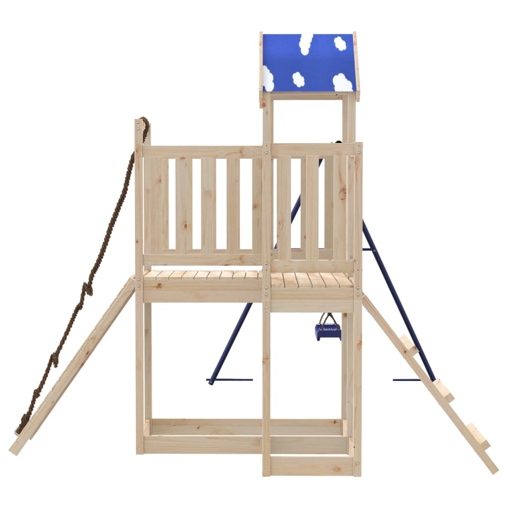 Outdoor Playset Solid Wood Pine