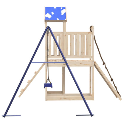 Outdoor Playset Solid Wood Pine