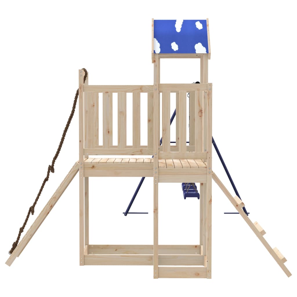 Outdoor Playset Solid Wood Pine