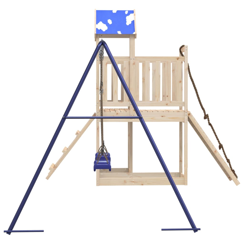 Outdoor Playset Solid Wood Pine