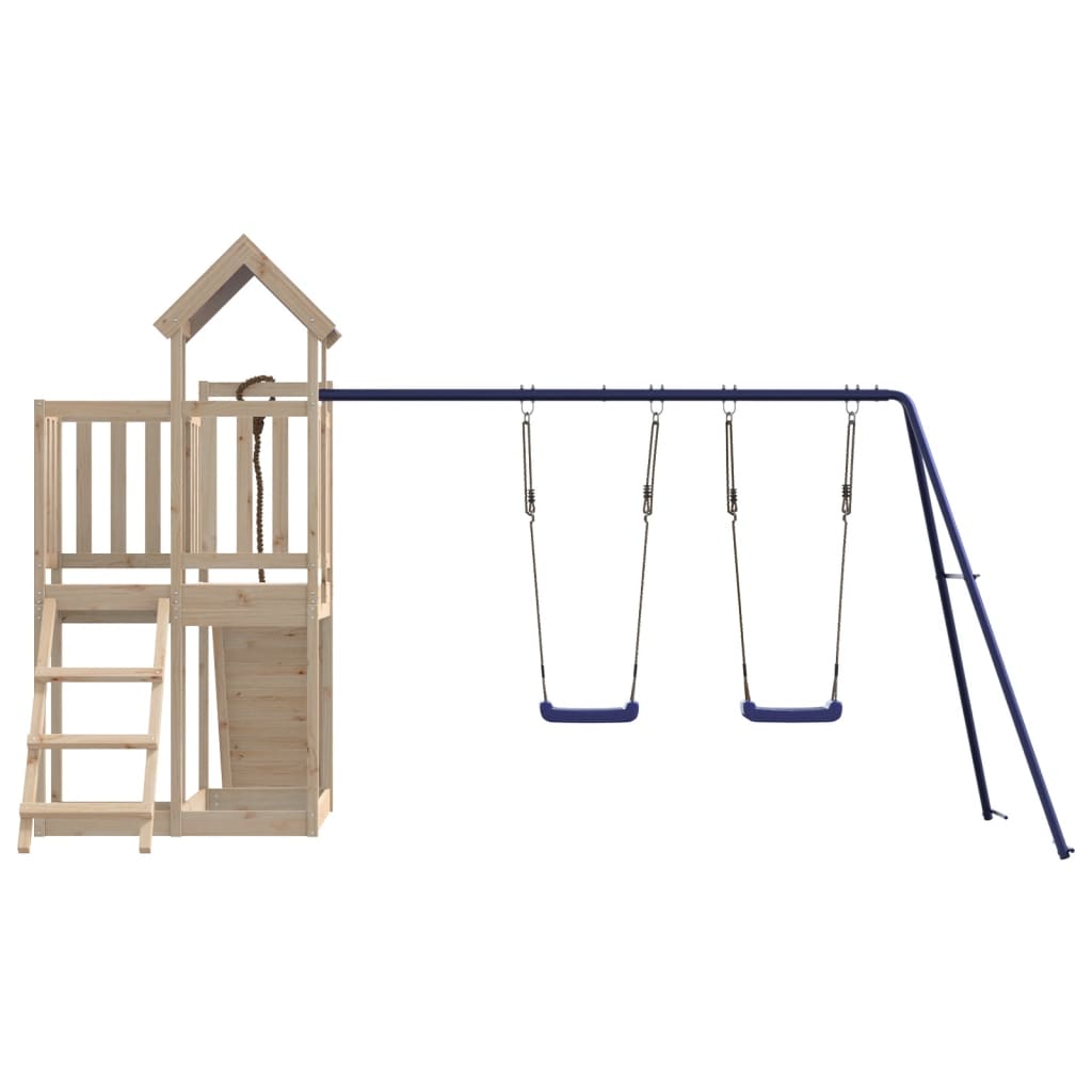 Outdoor Playset Solid Wood Pine