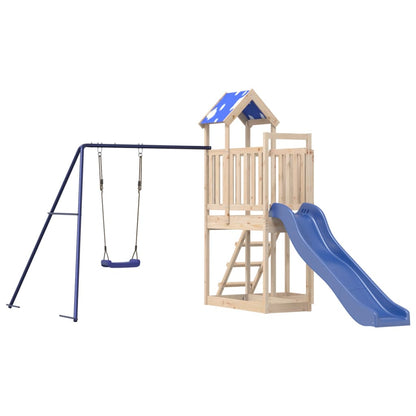 Outdoor Playset Solid Wood Pine