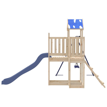 Outdoor Playset Solid Wood Pine