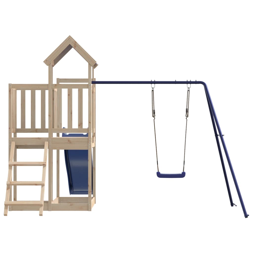 Outdoor Playset Solid Wood Pine