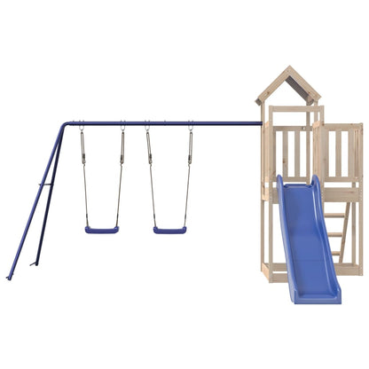 Outdoor Playset Solid Wood Pine