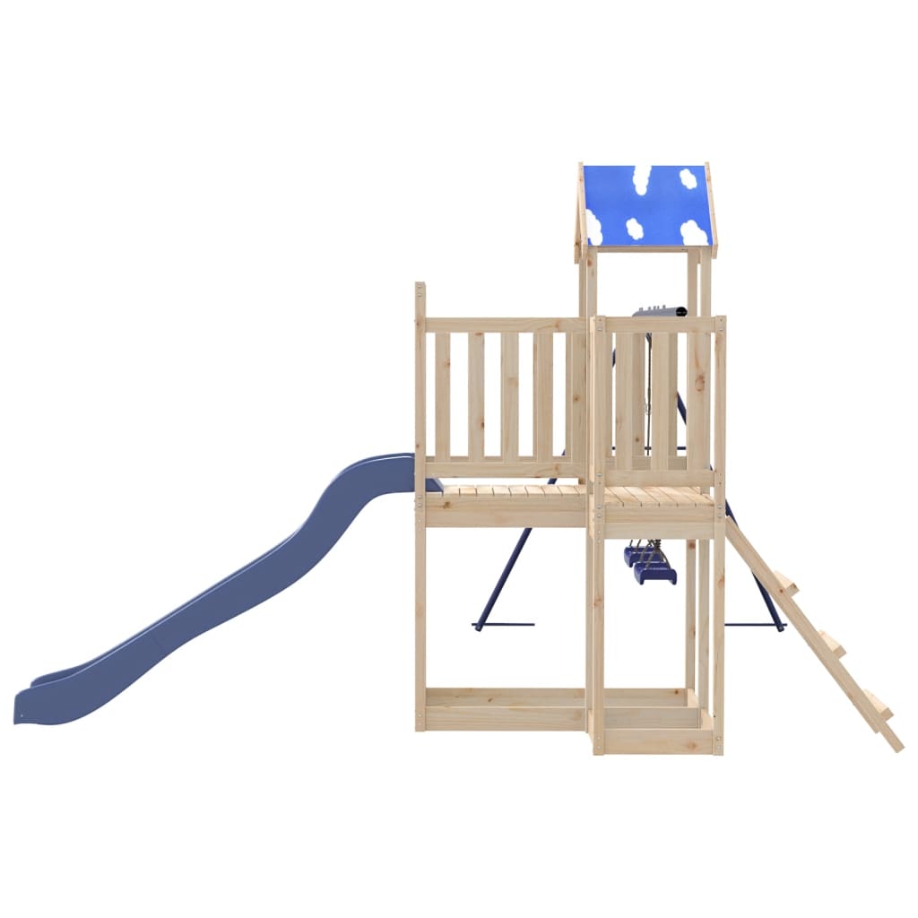 Outdoor Playset Solid Wood Pine