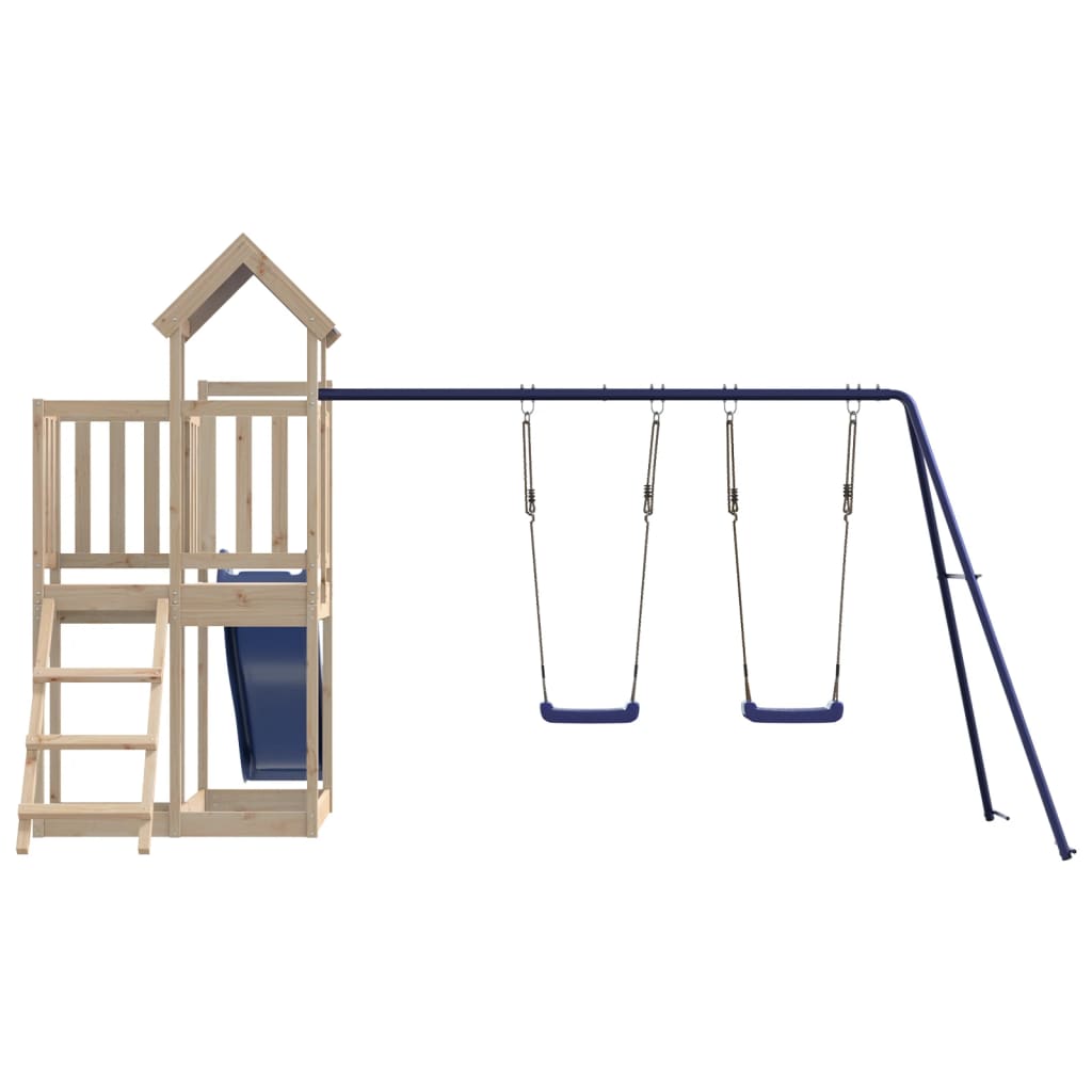 Outdoor Playset Solid Wood Pine