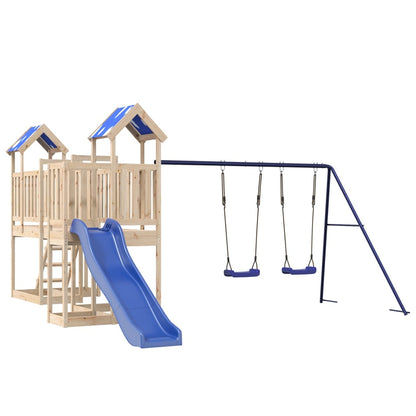 Outdoor Playset Solid Wood Pine