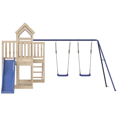 Outdoor Playset Solid Wood Pine