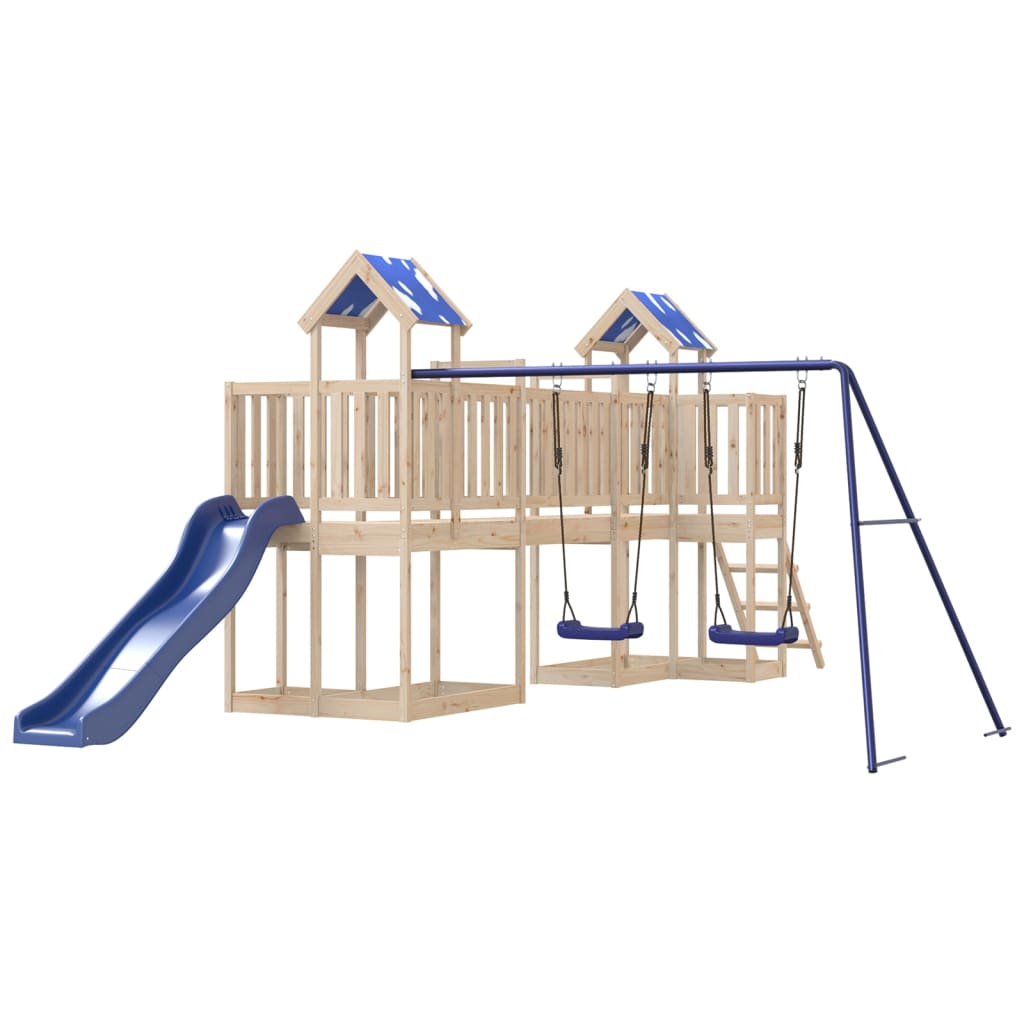 Outdoor Playset Solid Wood Pine