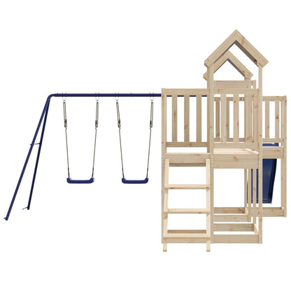 Outdoor Playset Solid Wood Pine