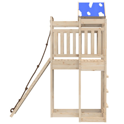 Outdoor Playset Solid Wood Pine