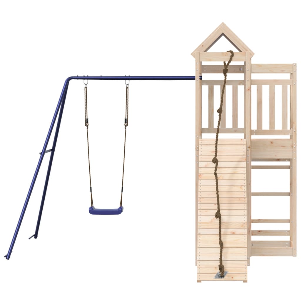 Outdoor Playset Solid Wood Pine