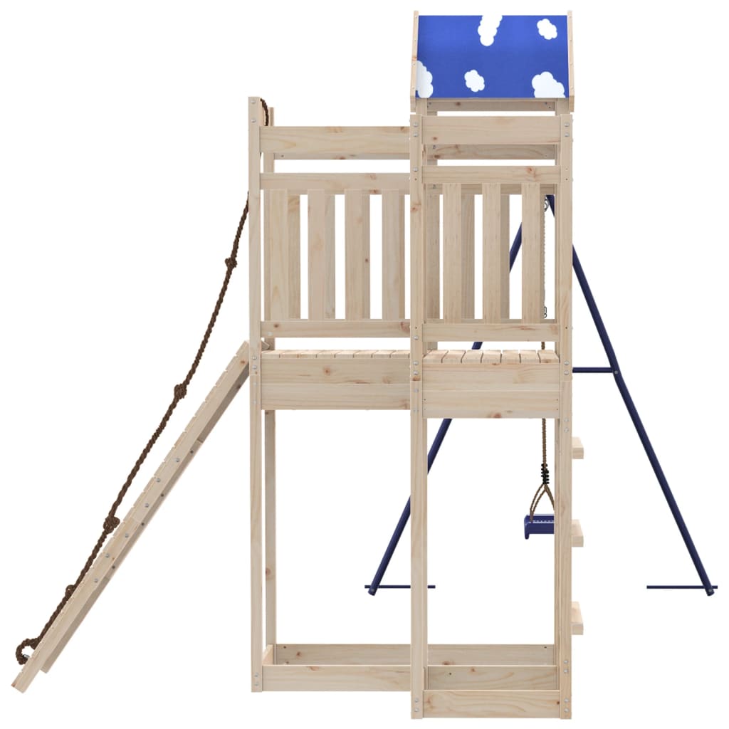 Outdoor Playset Solid Wood Pine