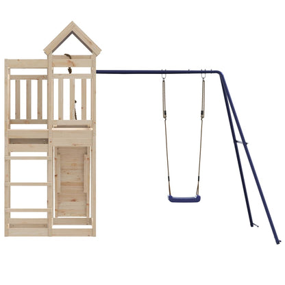 Outdoor Playset Solid Wood Pine