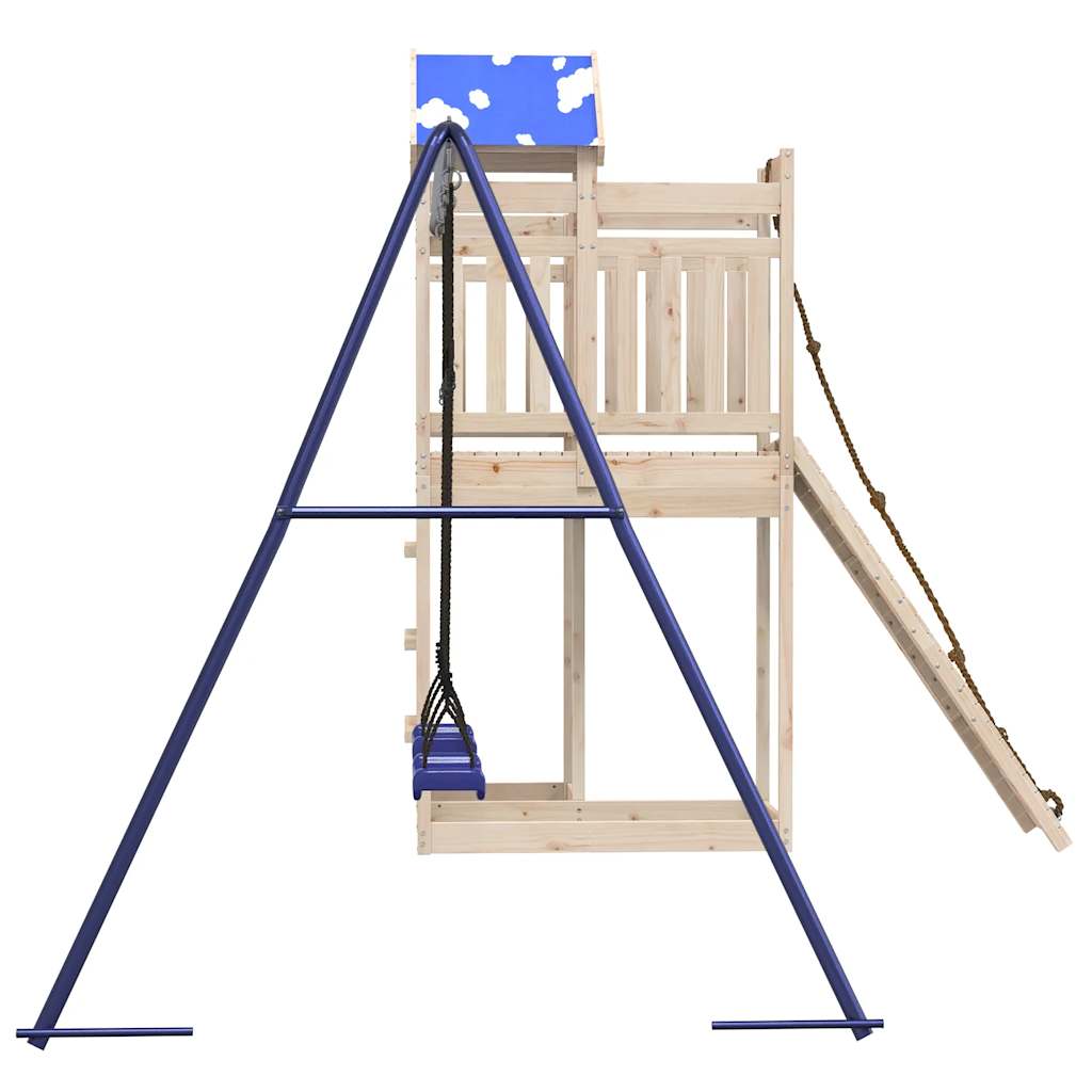 Outdoor Playset Solid Wood Pine