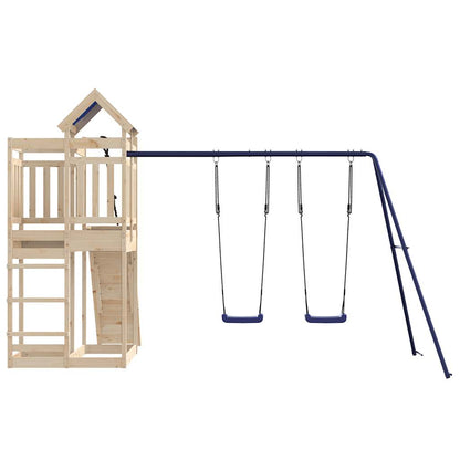 Outdoor Playset Solid Wood Pine