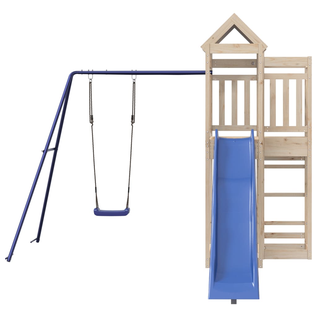 Outdoor Playset Solid Wood Pine