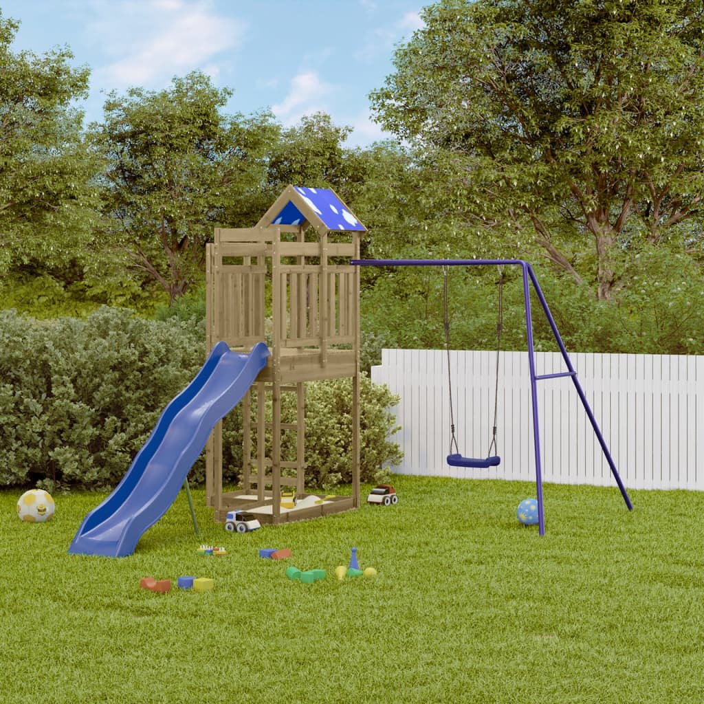 Outdoor Playset Impregnated Wood Pine