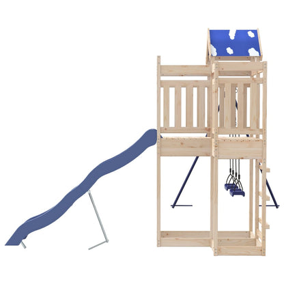 Outdoor Playset Solid Wood Pine