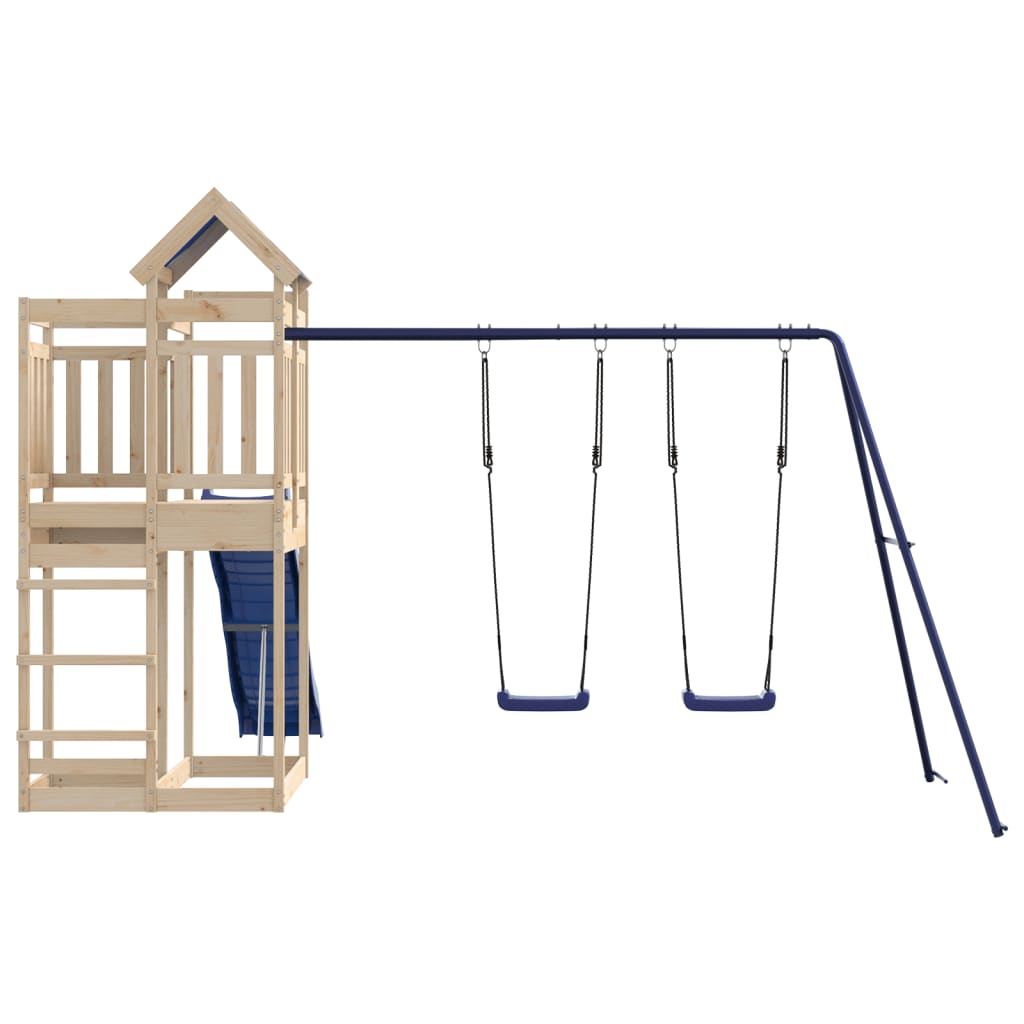 Outdoor Playset Solid Wood Pine