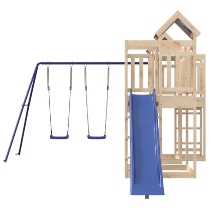 Outdoor Playset Solid Wood Pine