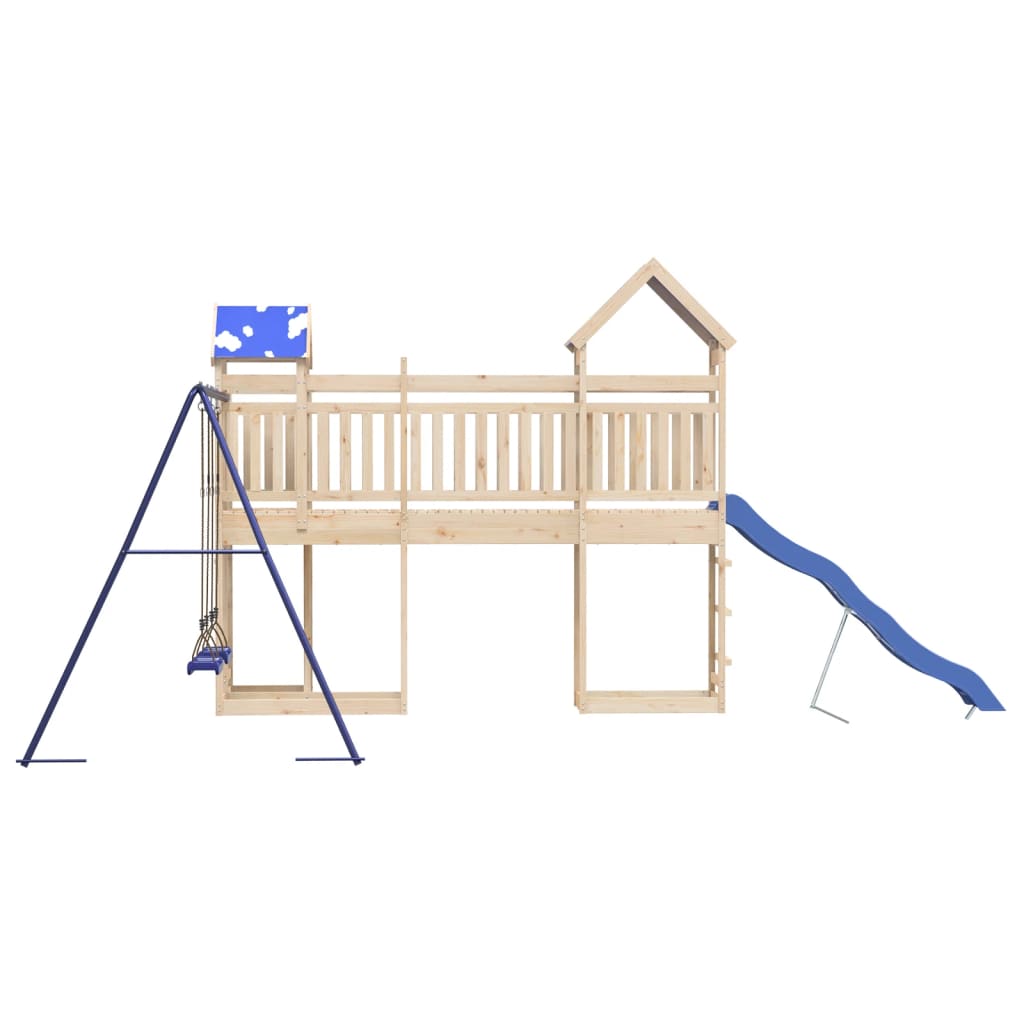 Outdoor Playset Solid Wood Pine