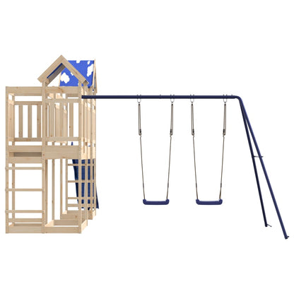 Outdoor Playset Solid Wood Pine