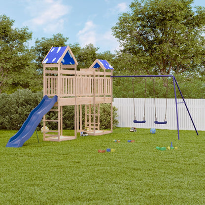 Outdoor Playset Solid Wood Pine