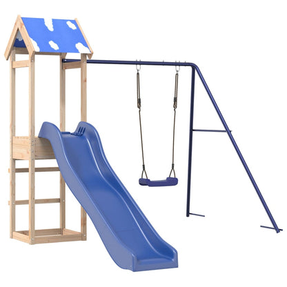 Outdoor Playset Solid Wood Pine