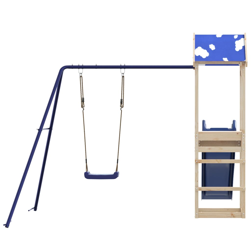 Outdoor Playset Solid Wood Pine