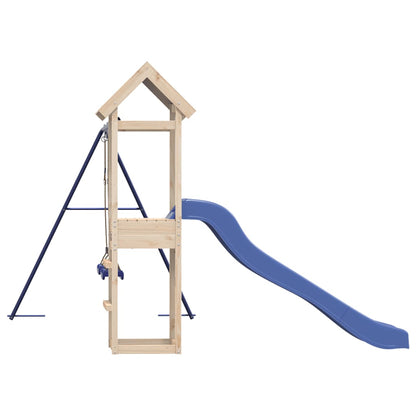 Outdoor Playset Solid Wood Pine