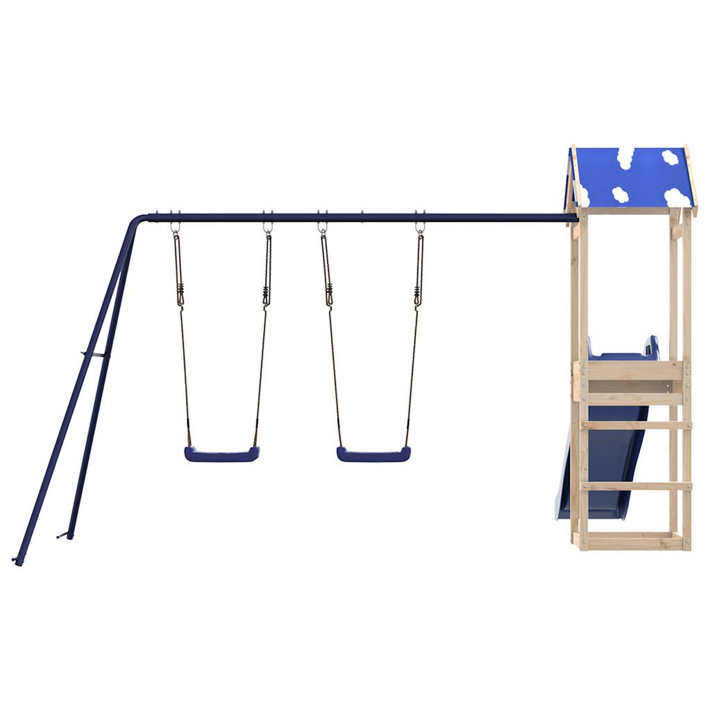 Outdoor Playset Solid Wood Pine