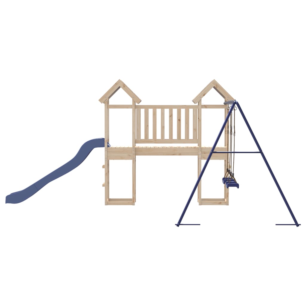 Outdoor Playset Solid Wood Pine