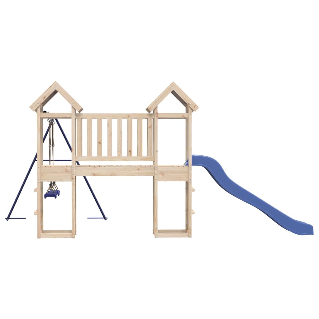 Outdoor Playset Solid Wood Pine