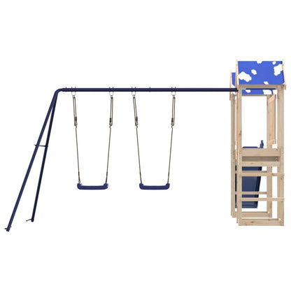 Outdoor Playset Solid Wood Pine